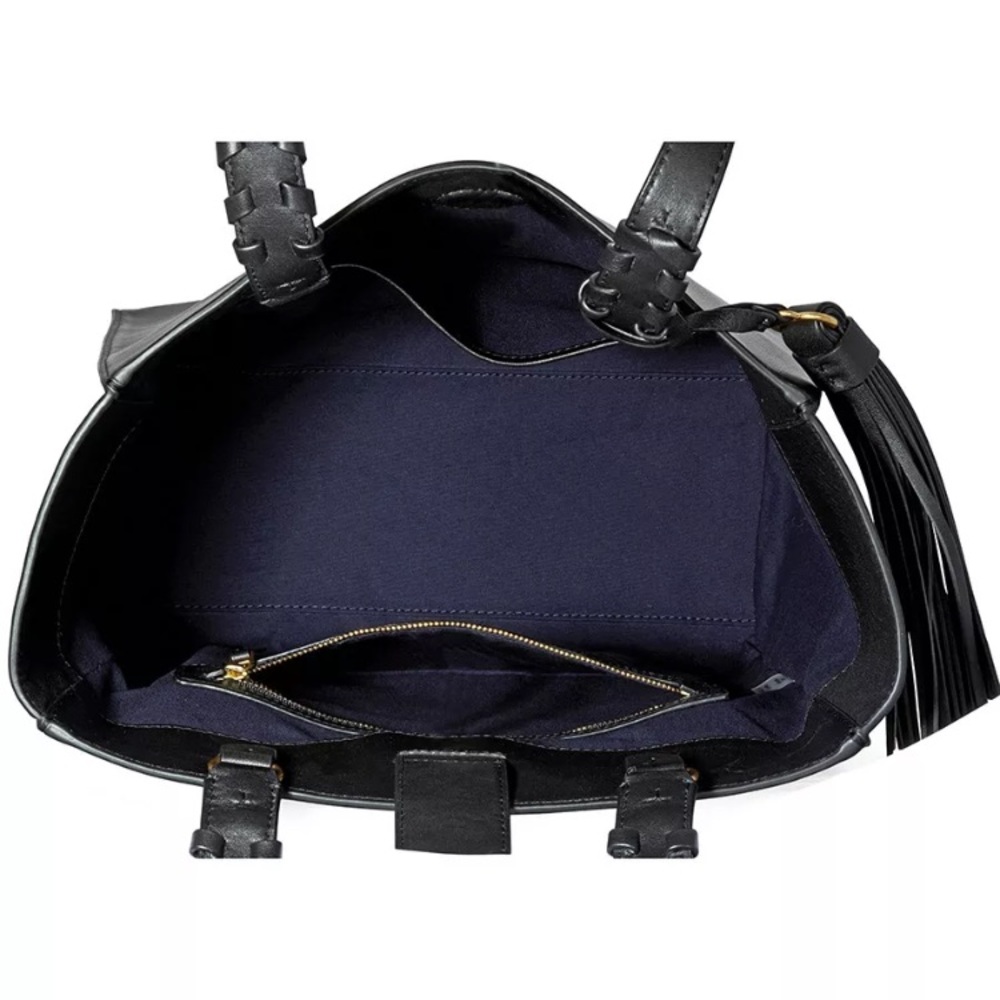 💯%Authentic Tory Burch Brooke leather Tote w Tags - Picture 6 of 8